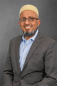 Photo of smiling business award winner